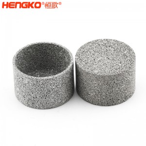 恒歌粉末燒結(jié)不銹鋼除塵濾筒透氣工業(yè)過濾器過濾精準(zhǔn)滲透性好_用于制藥化工純水過濾
