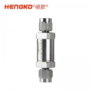 恒歌卡套直通過濾器不銹鋼氣體過濾器精密高效工藝氣體過濾器