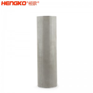 專業(yè)制造304 316L不銹鋼金屬絲網(wǎng)濾芯 用于醫(yī)用設備配件